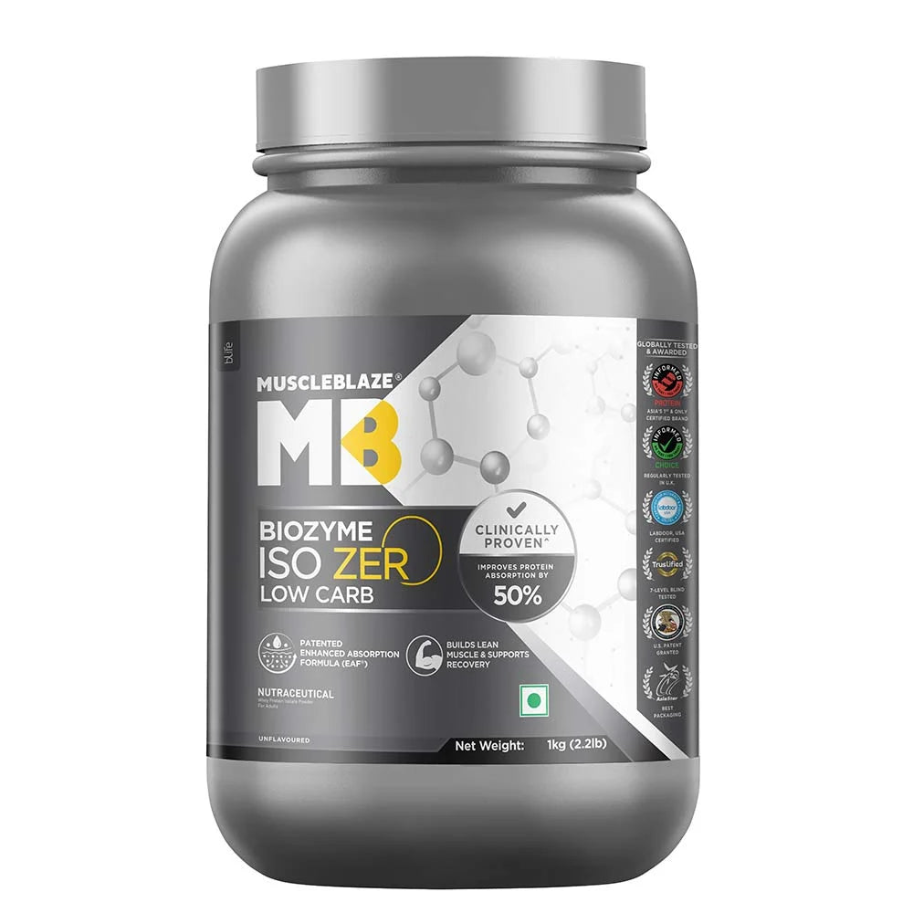 MuscleBlaze Biozyme ISO Zero