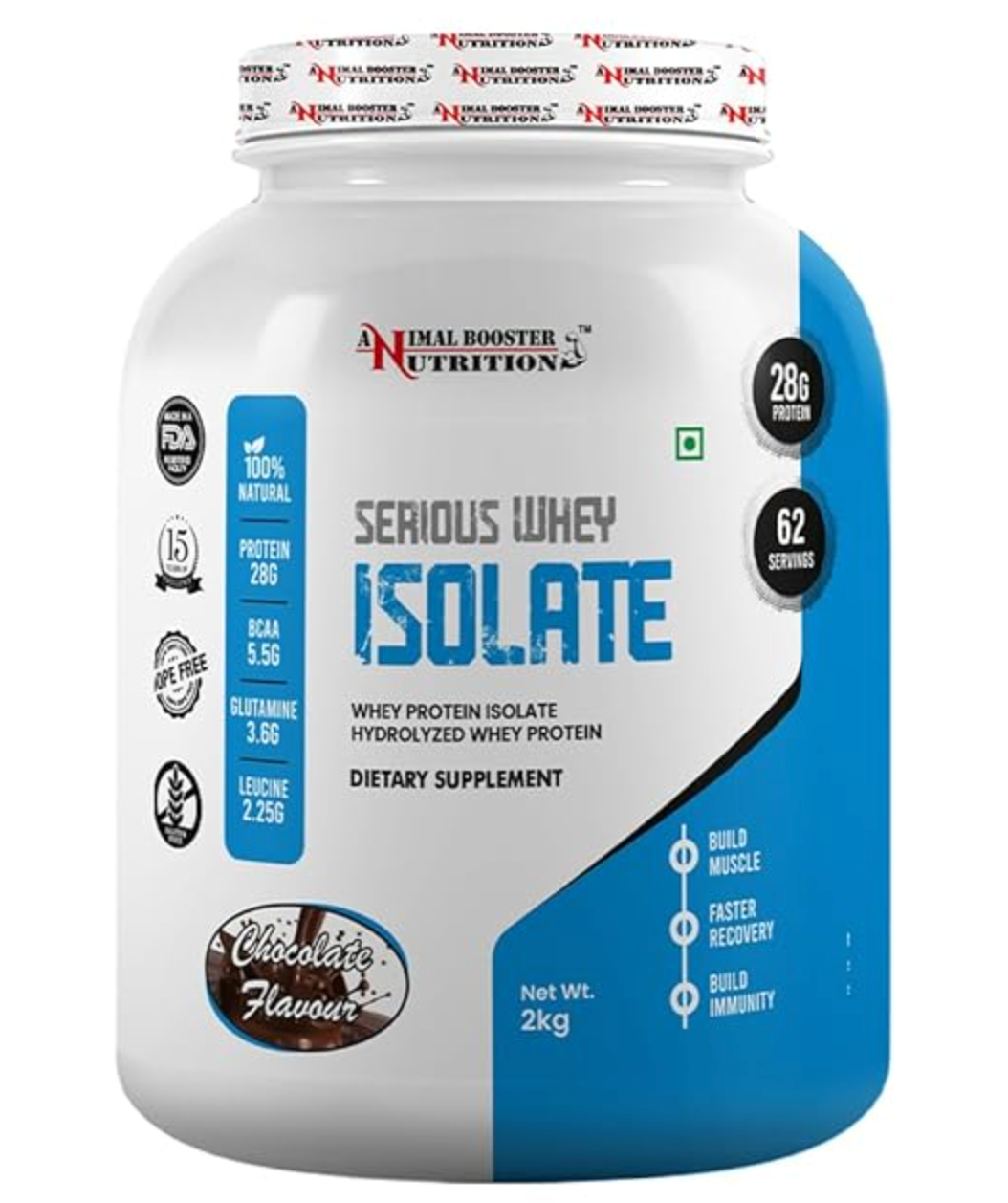 Animal Booster Nutrition Serious Whey Isolate