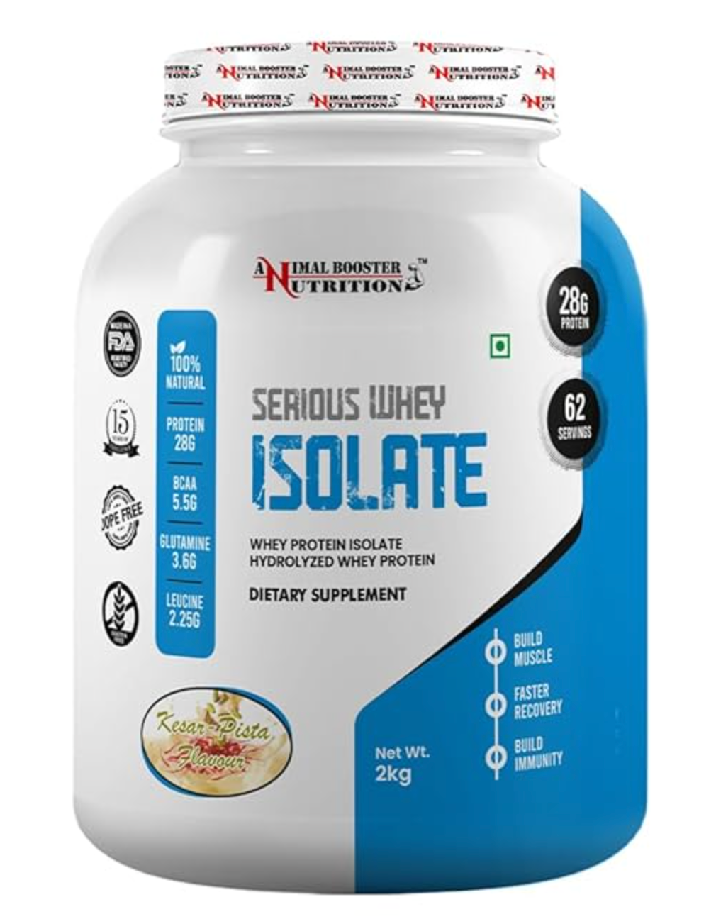 Animal Booster Nutrition Serious Whey Isolate